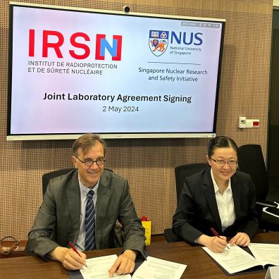 Collaboration IRSN Universite Singapour 2024-05