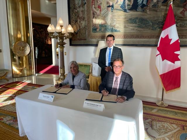 IRSN and CNSC signed an Memorandum of Understanding for cooperation and exchange of information on nuclear safety