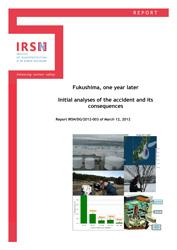 Cover of 2012 report - Fukushima, one year later