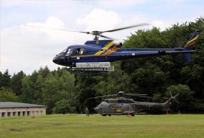 IRSN took part in a European exercise of airborne measurements of radioactivity using helicopters organized in Chemnitz (Germany)